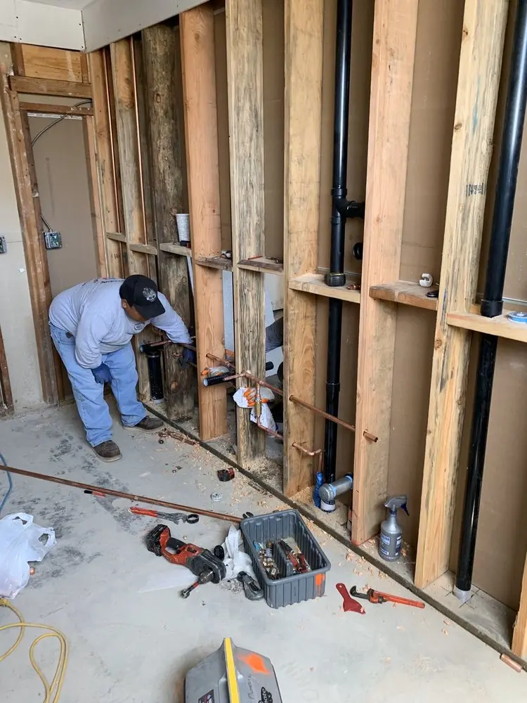 Commercial rough-in plumbing for Gas Line Repair in Smyrna